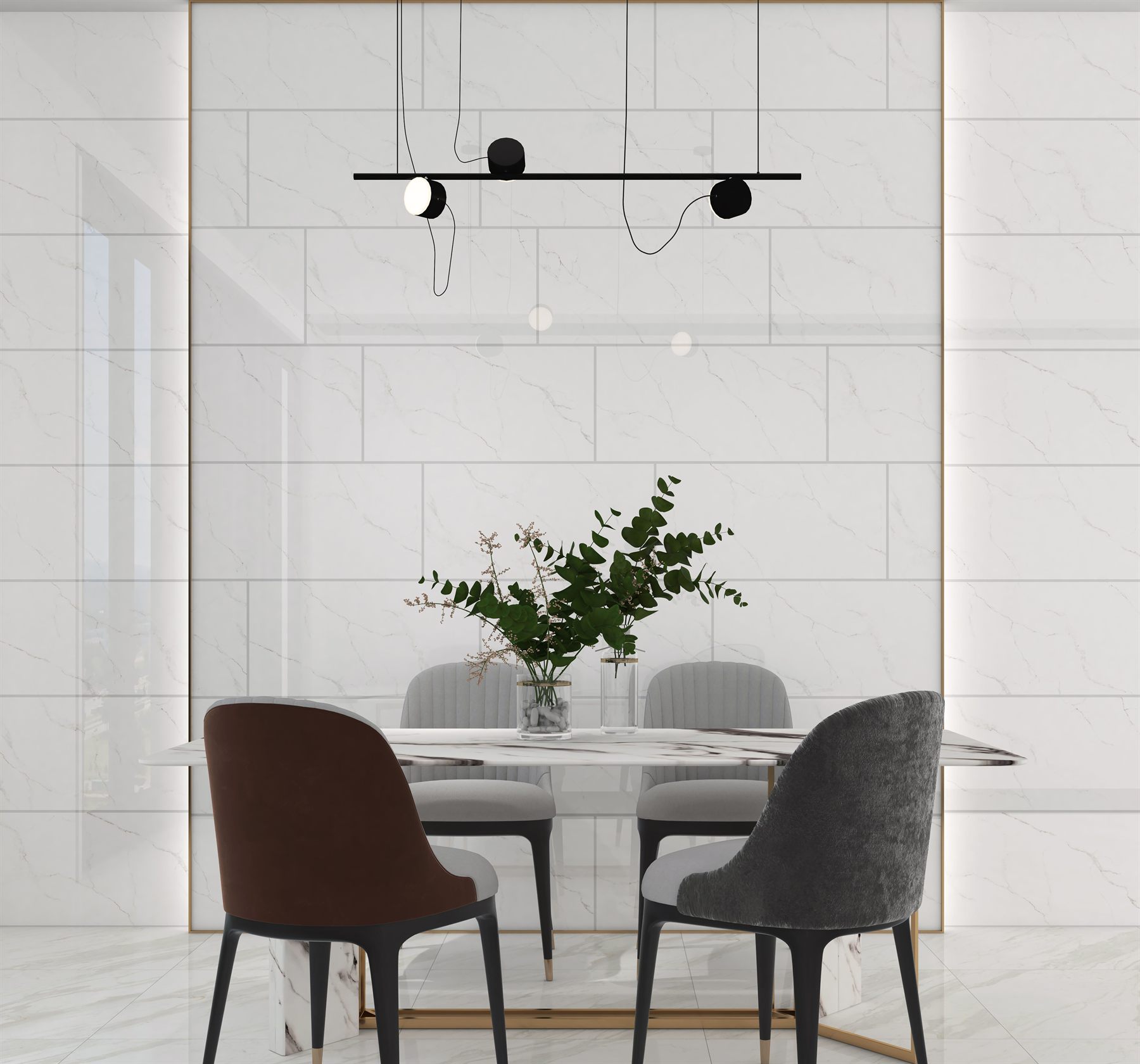 Gạch Ceramic Kháng Khuẩn 4080CARARAS004-H+ — Dong Tam (ảnh 2)