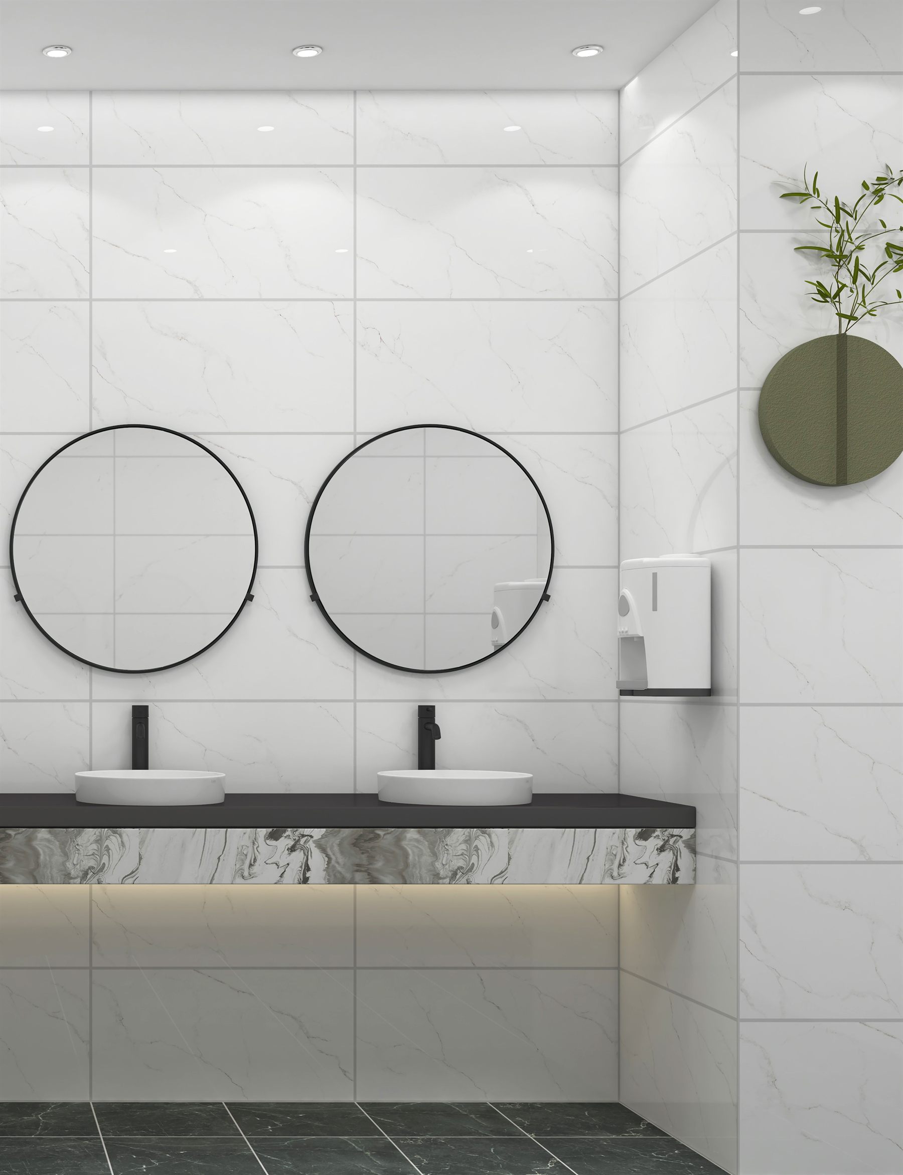 Gạch Ceramic Kháng Khuẩn 4080CARARAS004-H+ — Dong Tam (ảnh 4)